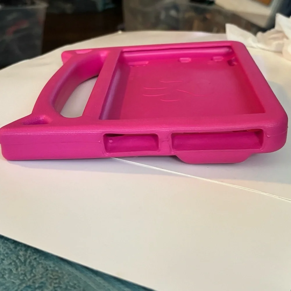 Pink Kids Tablet Handle Case - Protective EVA Sleeve
